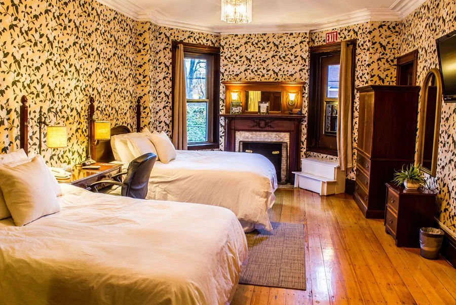 The Fenway room at 1087 Beacon Street